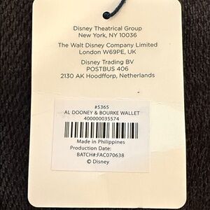 Dooney & Bourke Aladdin Broadway Musical Wallet